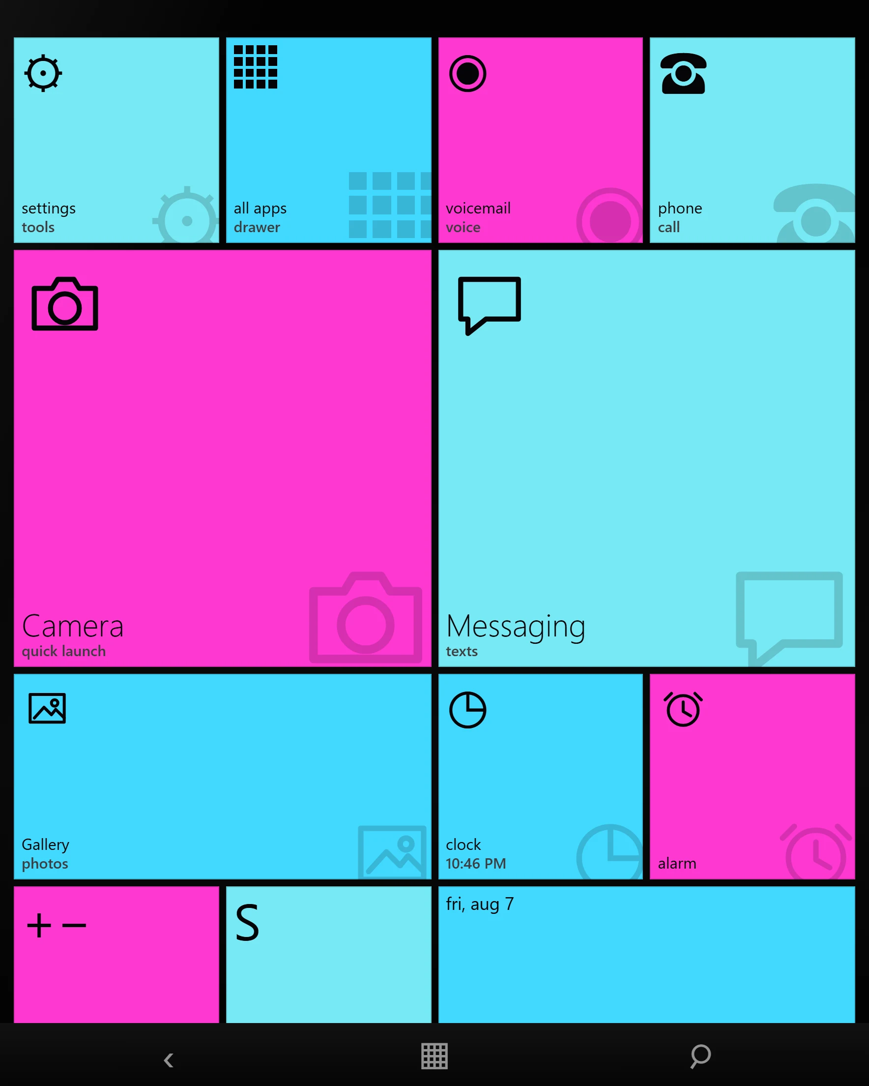 BrickOS on a foldable inner display
